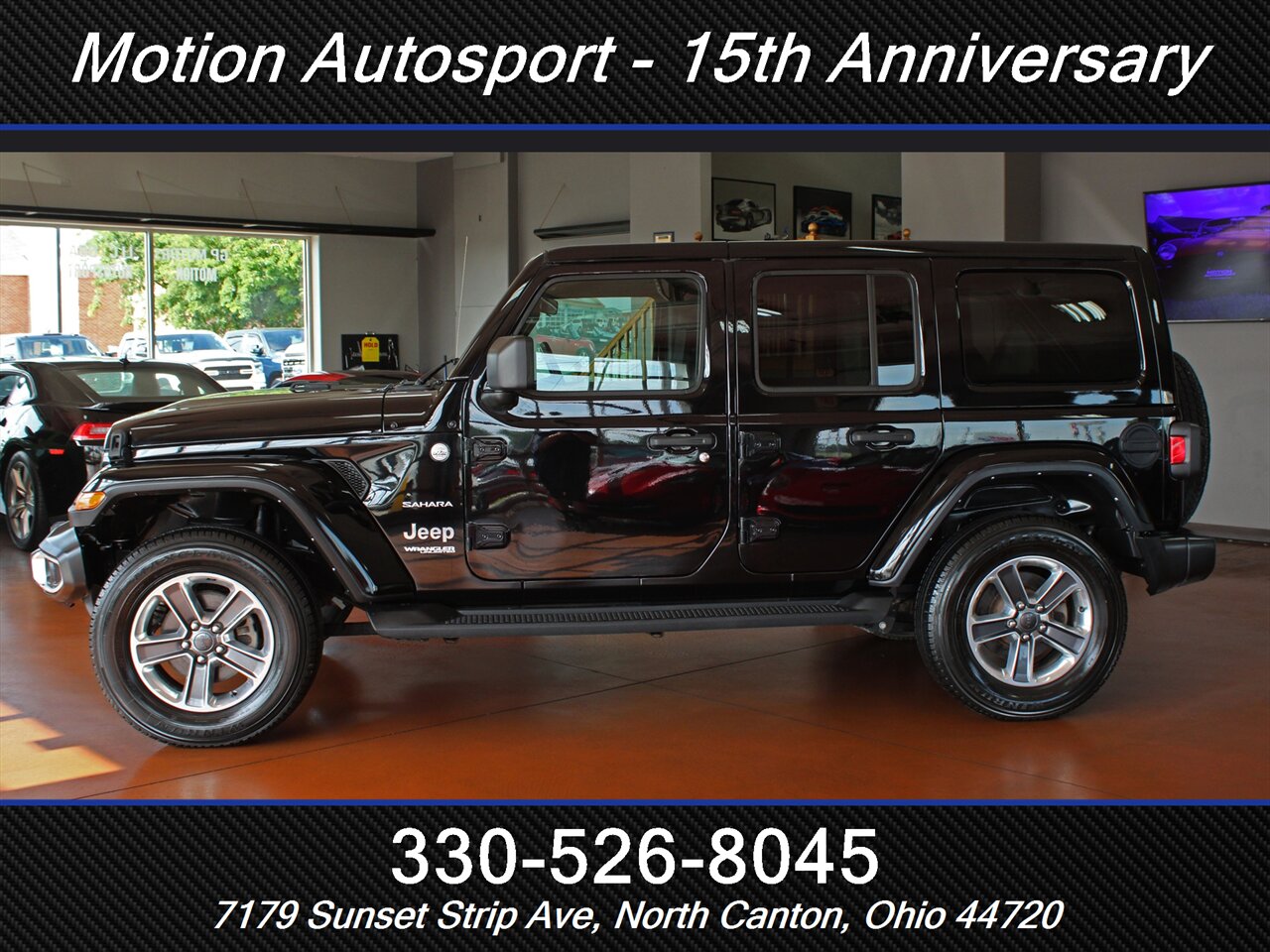 2021 Jeep Wrangler Unlimited Sahara Hard Top Navigation Leather 4X4 - Photo 7 - North Canton, OH 44720