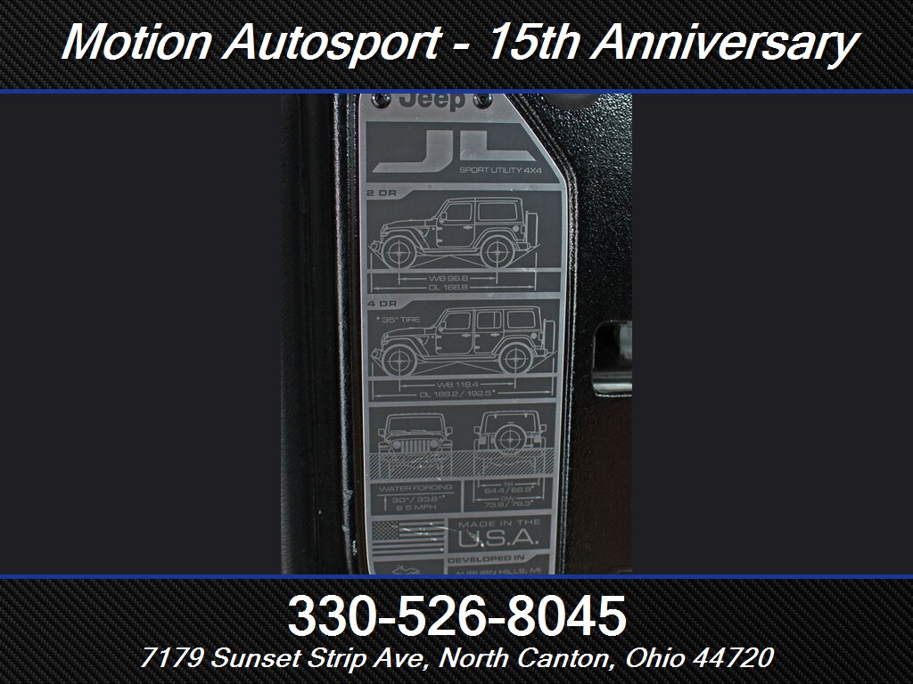 2021 Jeep Wrangler Unlimited Sahara Hard Top Navigation Leather 4X4 - Photo 12 - North Canton, OH 44720