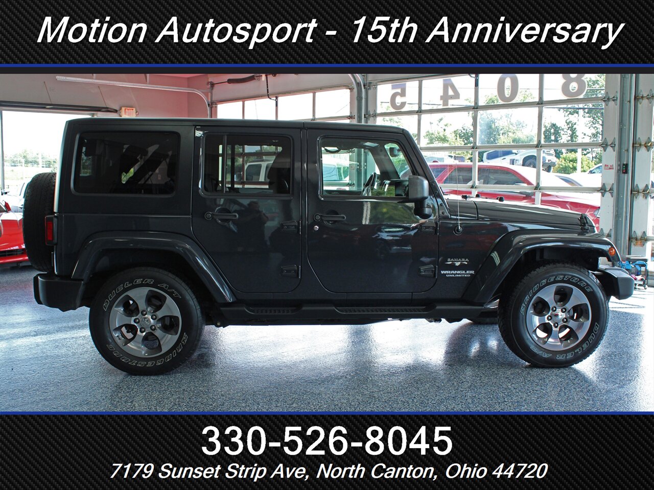 2017 Jeep Wrangler Unlimited Sahara Leather Navigation Hard Top 4X4 - Photo 9 - North Canton, OH 44720