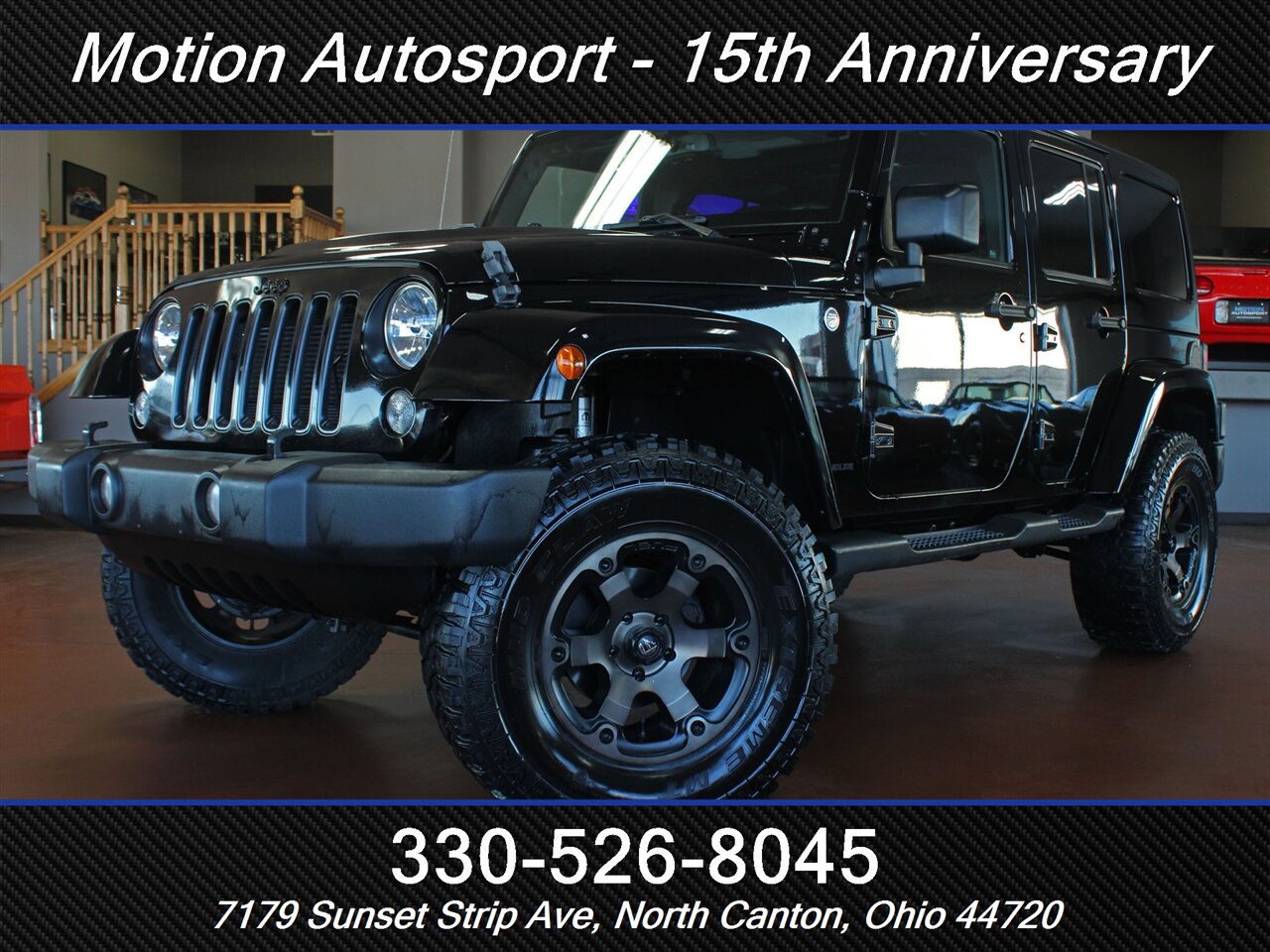 2015 Jeep Wrangler Unlimited X  Custom Lift 4X4 - Photo 1 - North Canton, OH 44720