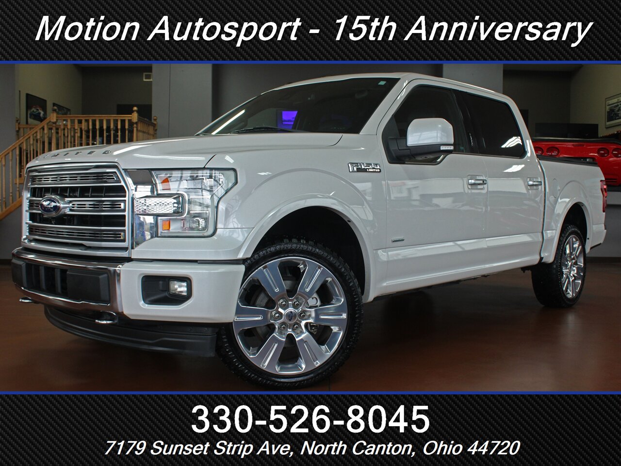 2017 Ford F-150 Limited  Moon Roof Navigation 4X4 - Photo 1 - North Canton, OH 44720