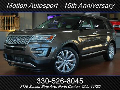 2016 Ford Explorer Platinum  Moon Roof Navigation 4X4 SUV