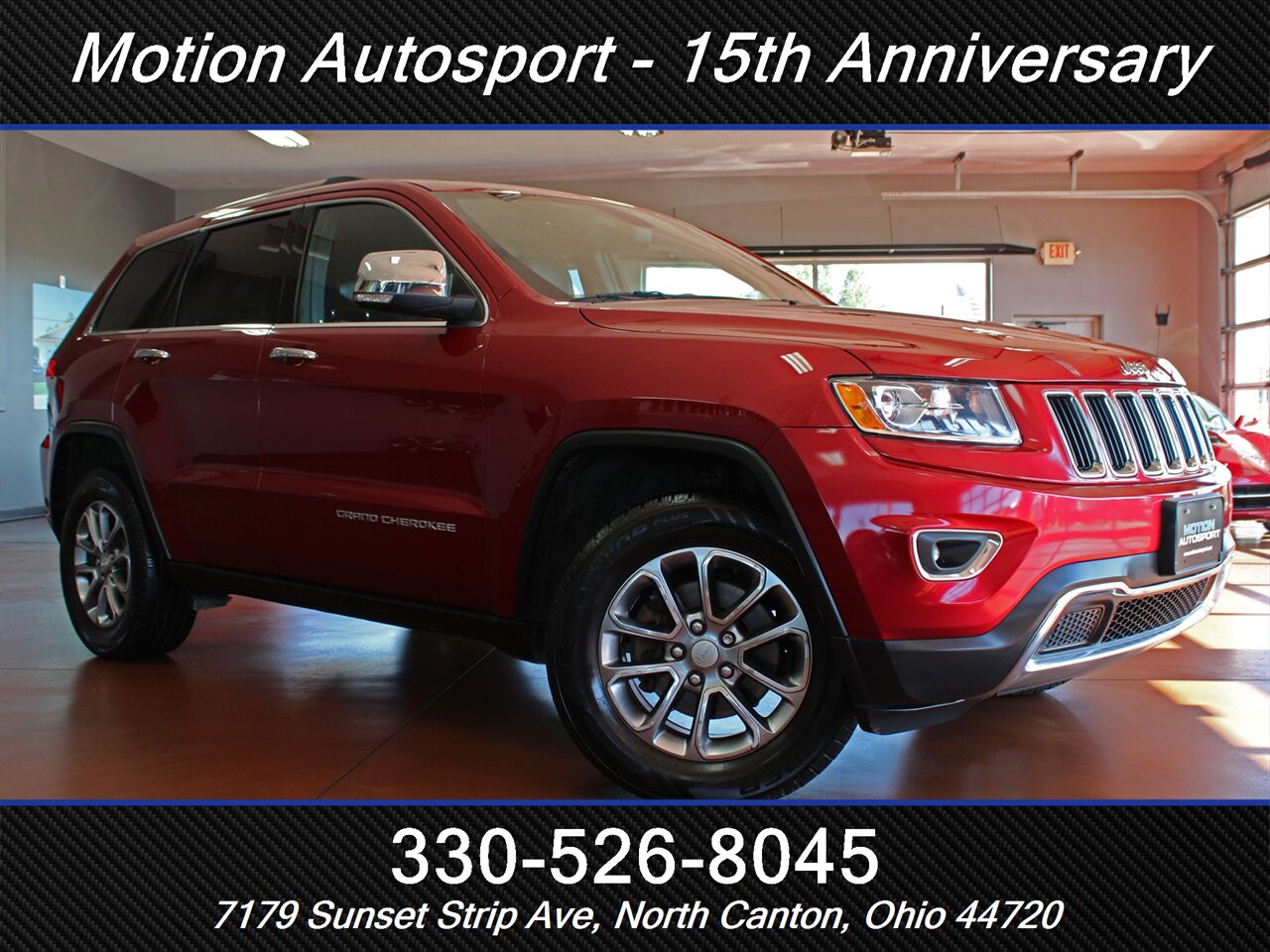 2014 Jeep Grand Cherokee Limited Moon Roof Navigation 4X4 - Photo 2 - North Canton, OH 44720