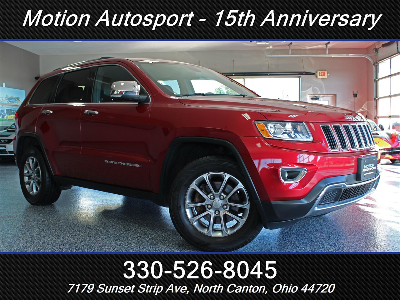2014 Jeep Grand Cherokee Limited Moon Roof Navigation 4X4 - Photo 2 - North Canton, OH 44720