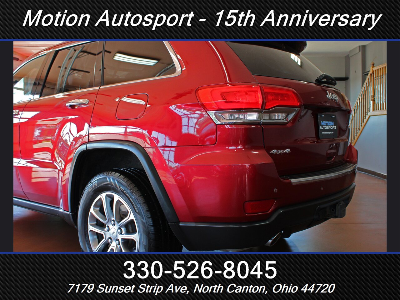 2014 Jeep Grand Cherokee Limited Moon Roof Navigation 4X4 - Photo 8 - North Canton, OH 44720