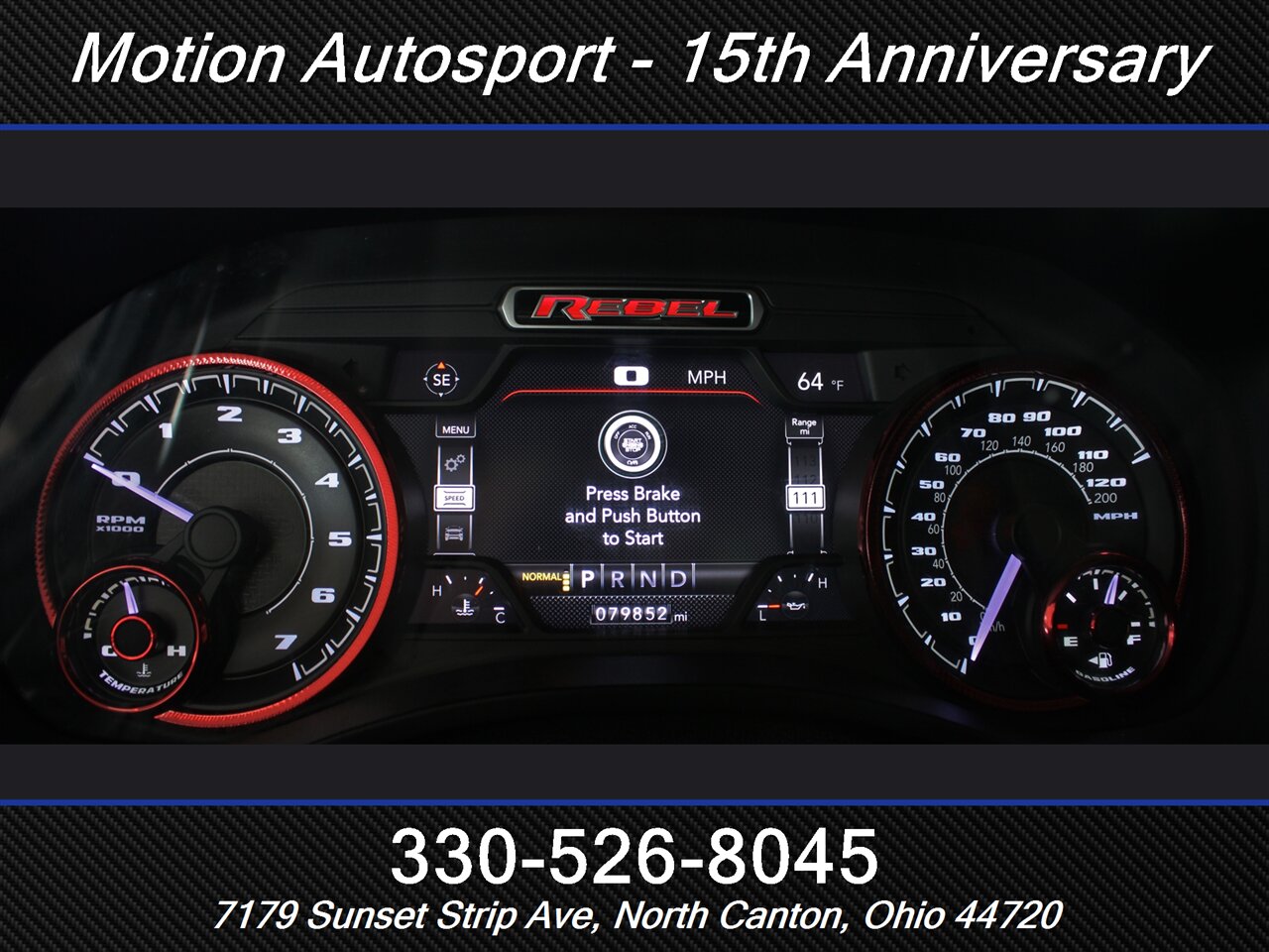 2019 RAM 1500 Rebel Panoramic Roof 4X4 - Photo 20 - North Canton, OH 44720