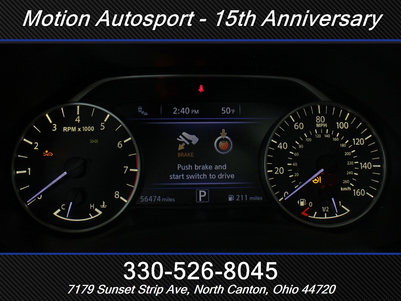 2019 Nissan Maxima 3.5 SL Moon Roof Navigation - Photo 20 - North Canton, OH 44720