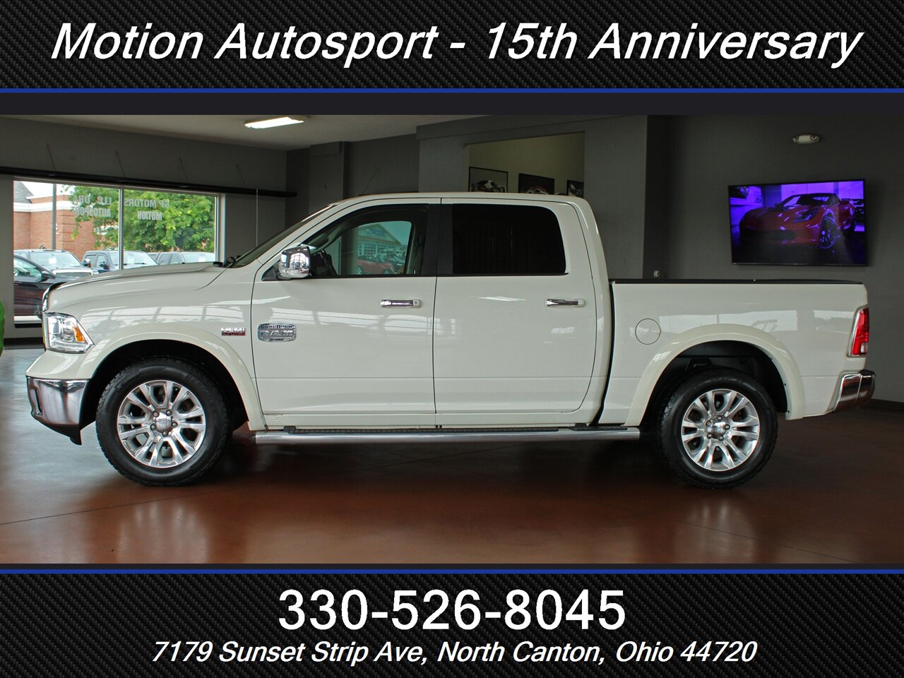 2016 RAM 1500 Laramie Longhorn  Moon Roof Navigation 4X4 - Photo 7 - North Canton, OH 44720