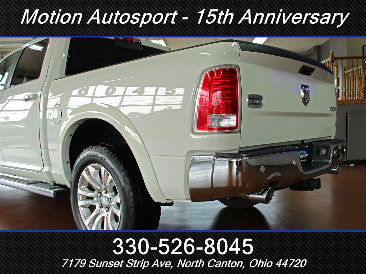 2016 RAM 1500 Laramie Longhorn  Moon Roof Navigation 4X4 - Photo 8 - North Canton, OH 44720