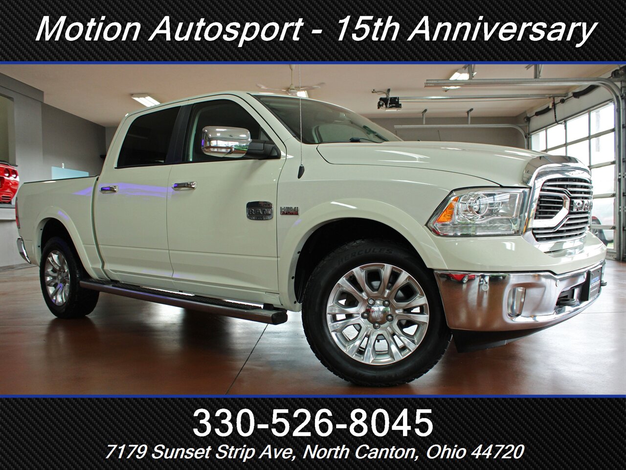 2016 RAM 1500 Laramie Longhorn  Moon Roof Navigation 4X4 - Photo 2 - North Canton, OH 44720