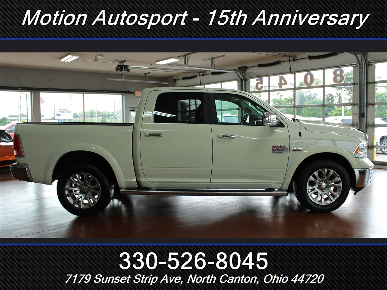 2016 RAM 1500 Laramie Longhorn  Moon Roof Navigation 4X4 - Photo 12 - North Canton, OH 44720