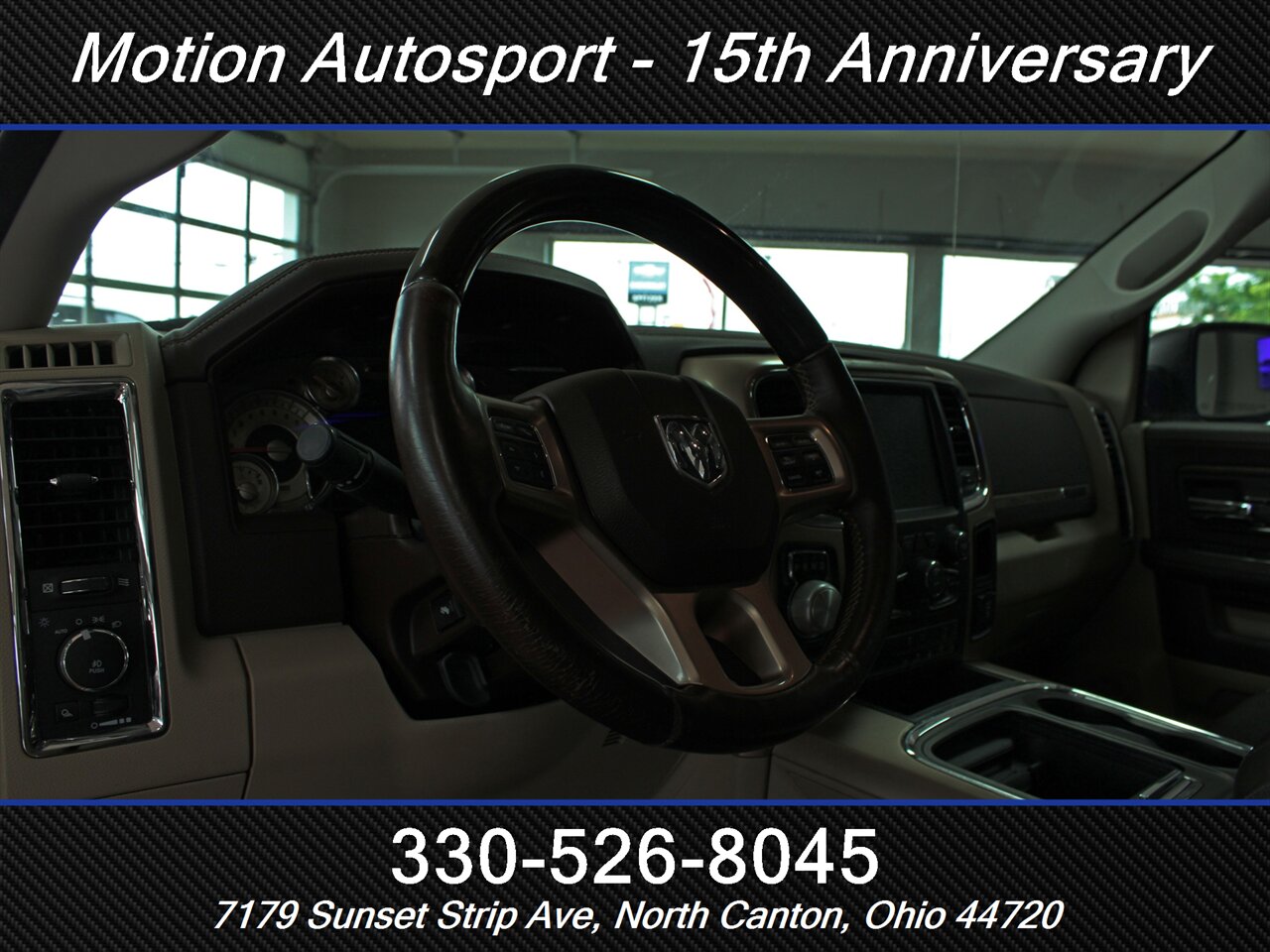 2016 RAM 1500 Laramie Longhorn  Moon Roof Navigation 4X4 - Photo 15 - North Canton, OH 44720