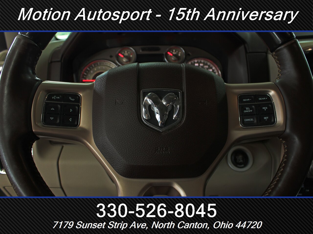 2016 RAM 1500 Laramie Longhorn  Moon Roof Navigation 4X4 - Photo 17 - North Canton, OH 44720