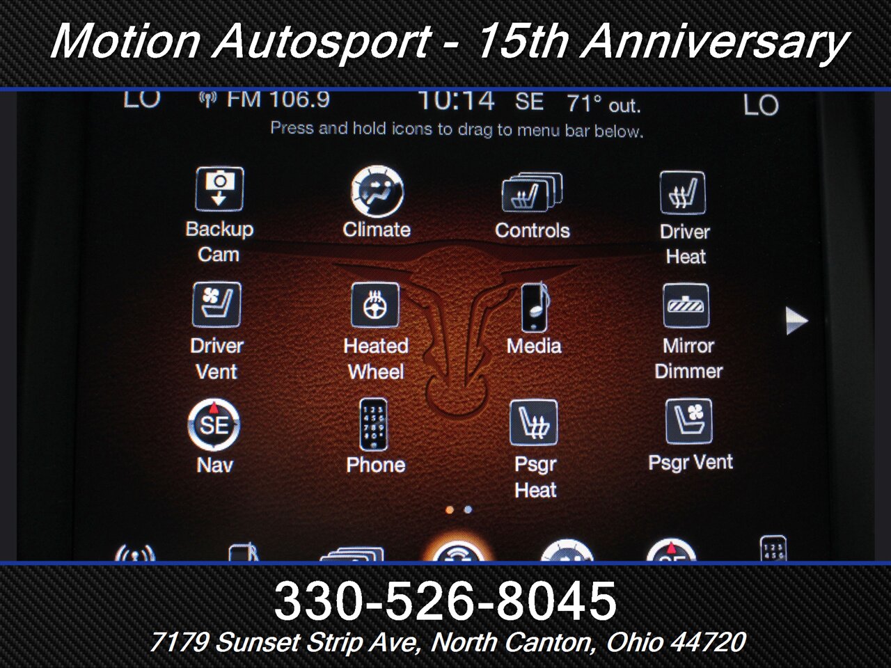 2016 RAM 1500 Laramie Longhorn  Moon Roof Navigation 4X4 - Photo 28 - North Canton, OH 44720