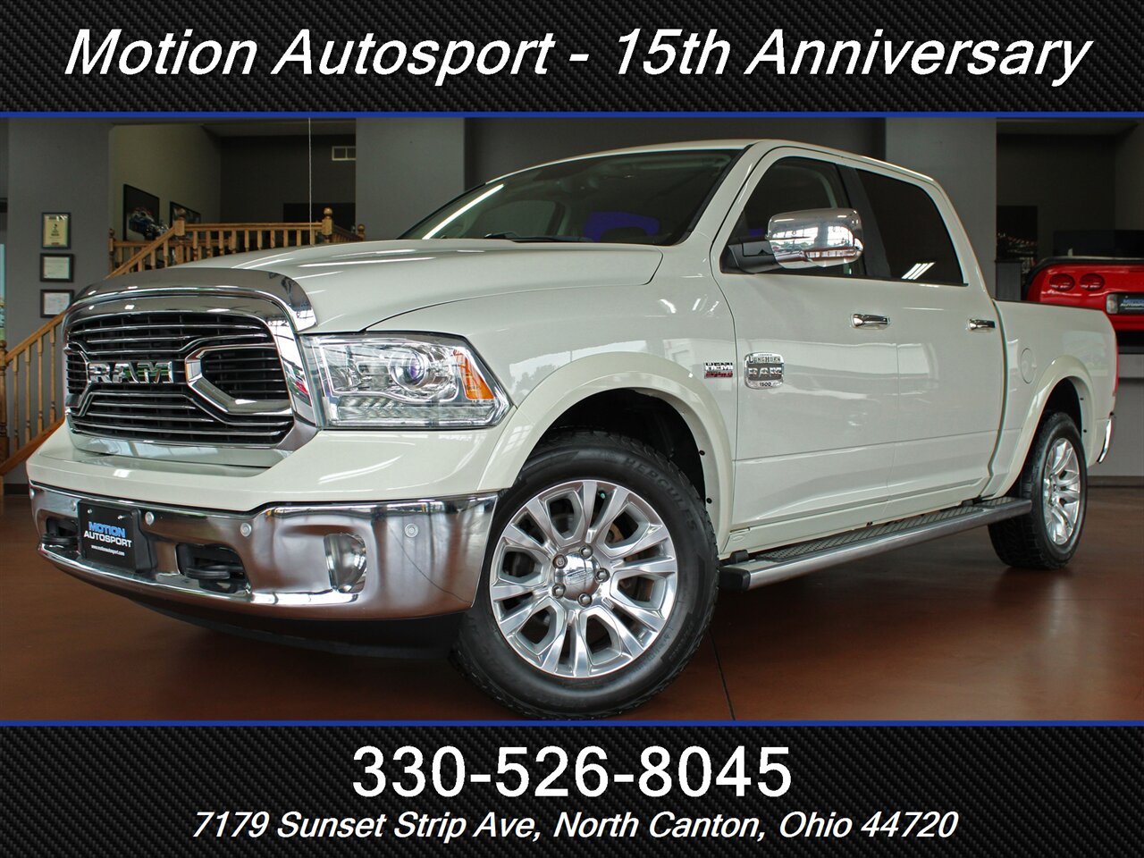 2016 RAM 1500 Laramie Longhorn  Moon Roof Navigation 4X4 - Photo 1 - North Canton, OH 44720