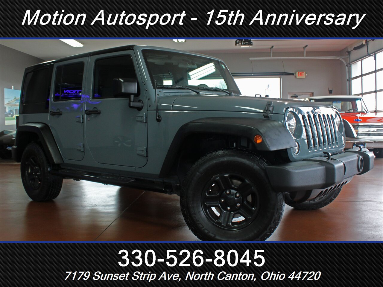 2015 Jeep Wrangler Unlimited Sport 4X4 - Photo 2 - North Canton, OH 44720