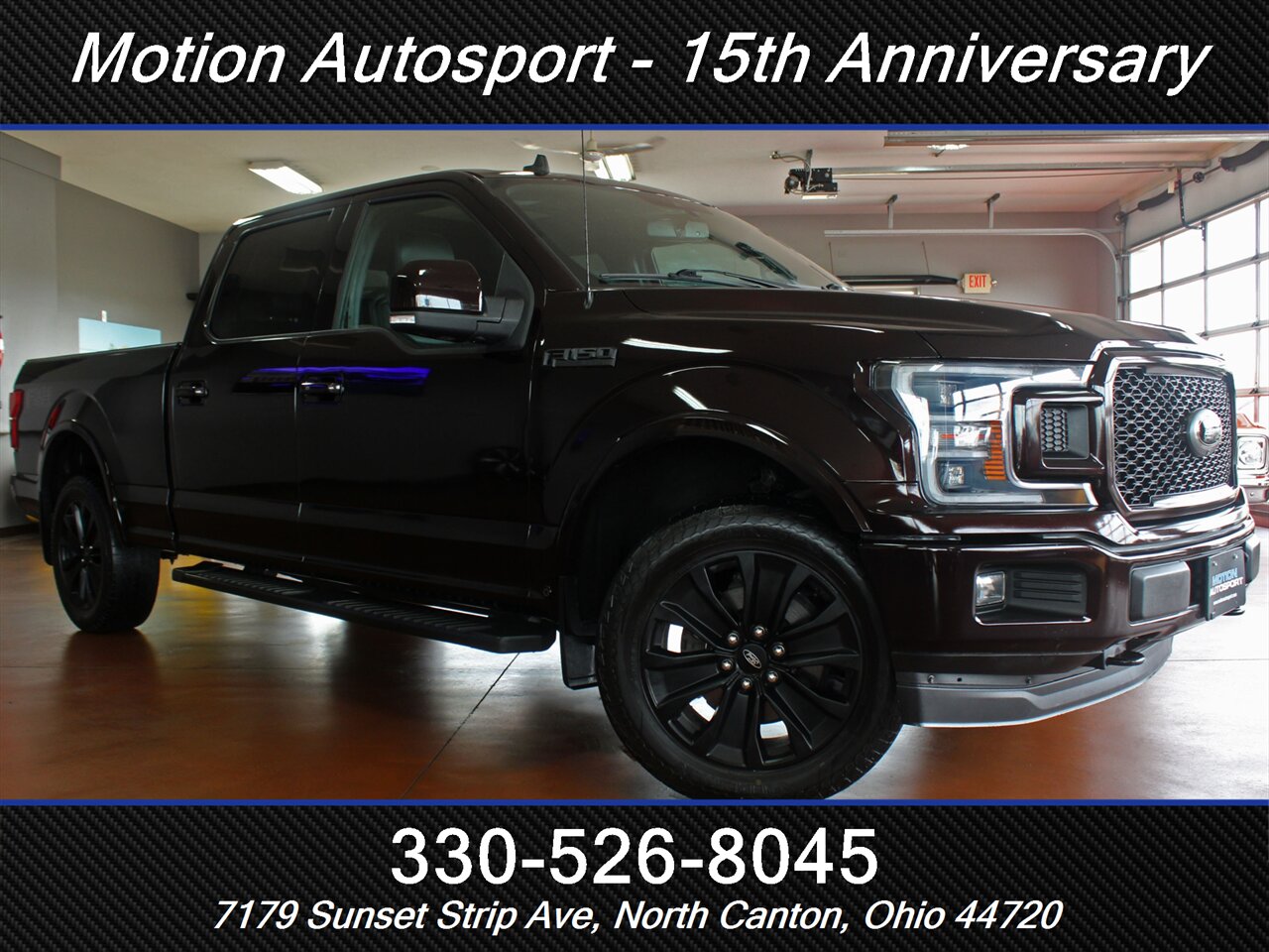 2020 Ford F-150 Lariat  Sport Panoramic Roof FX4 Black Package 4X4 - Photo 2 - North Canton, OH 44720