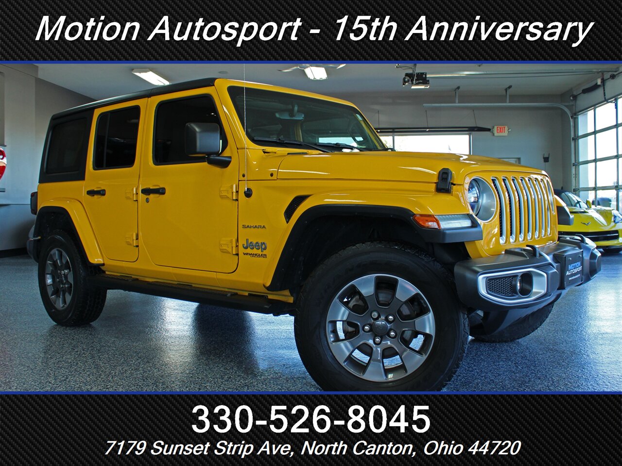 2021 Jeep Wrangler Unlimited Sahara 4X4 Hard Top/ Soft Top Leather Navigation 4X4 - Photo 2 - North Canton, OH 44720