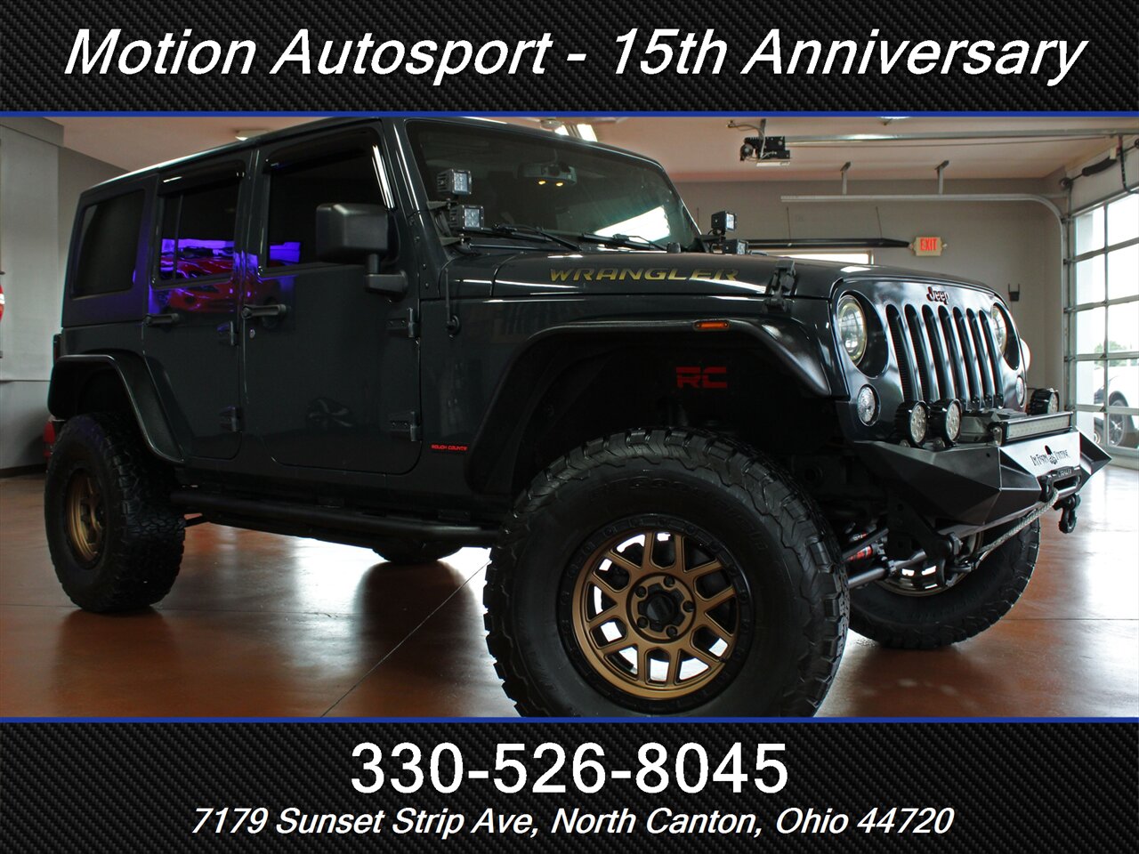 2017 Jeep Wrangler Unlimited Sport Hard Top Custom Lift 4X4 - Photo 2 - North Canton, OH 44720