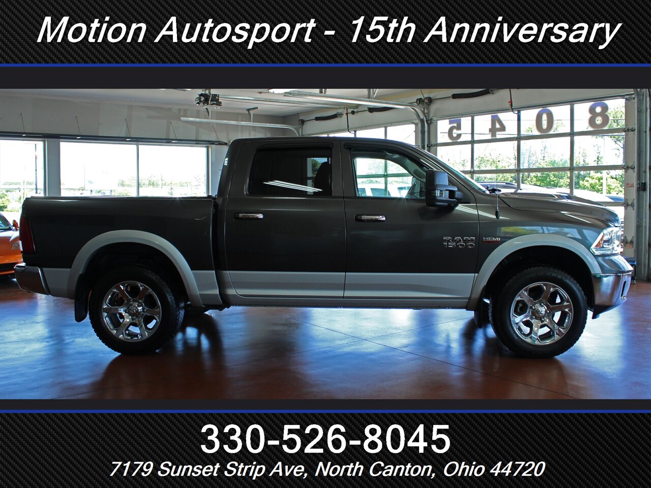 2014 RAM 1500 Laramie Moon Roof Navigation 4X4 - Photo 11 - North Canton, OH 44720