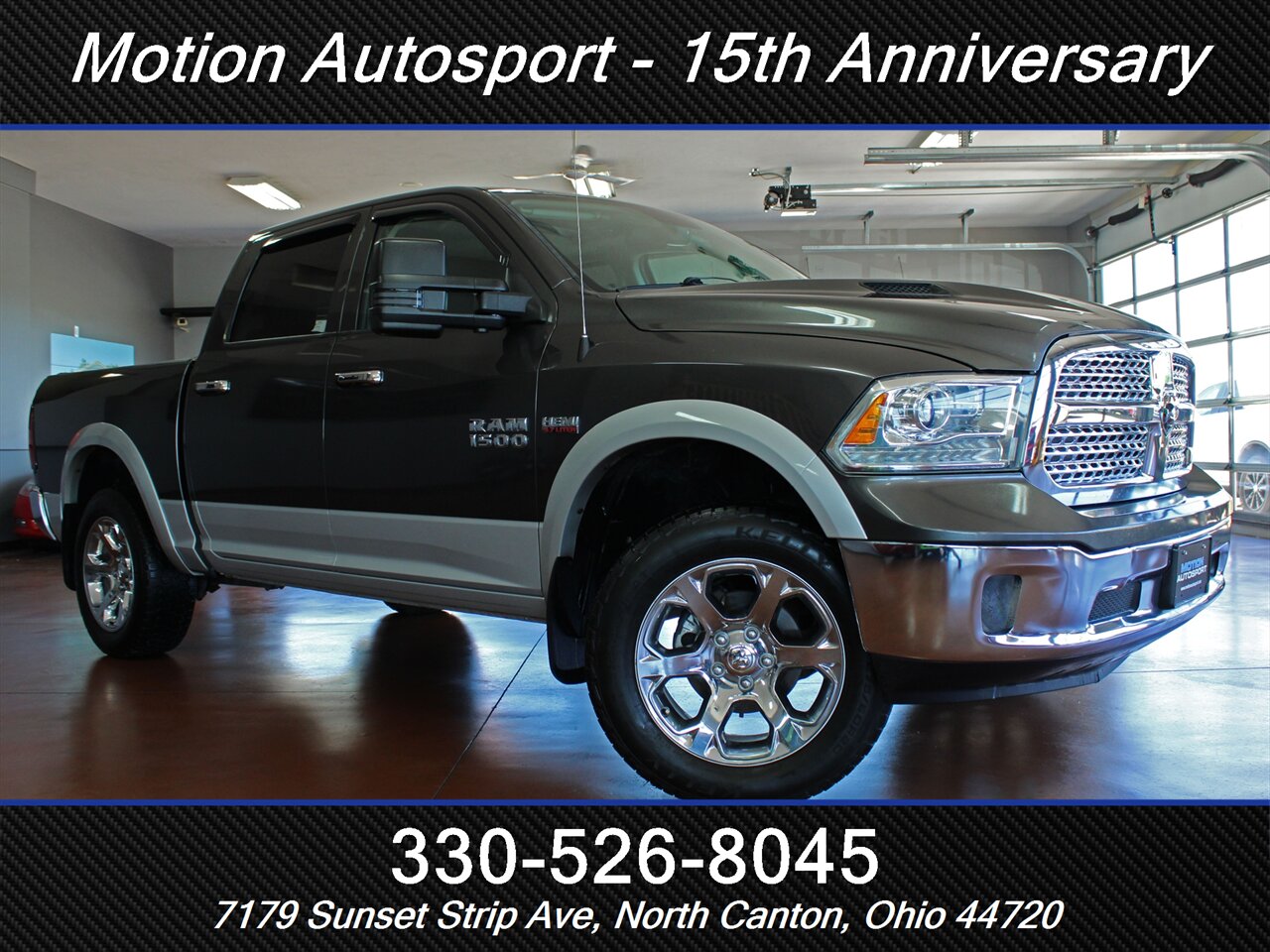 2014 RAM 1500 Laramie Moon Roof Navigation 4X4 - Photo 2 - North Canton, OH 44720