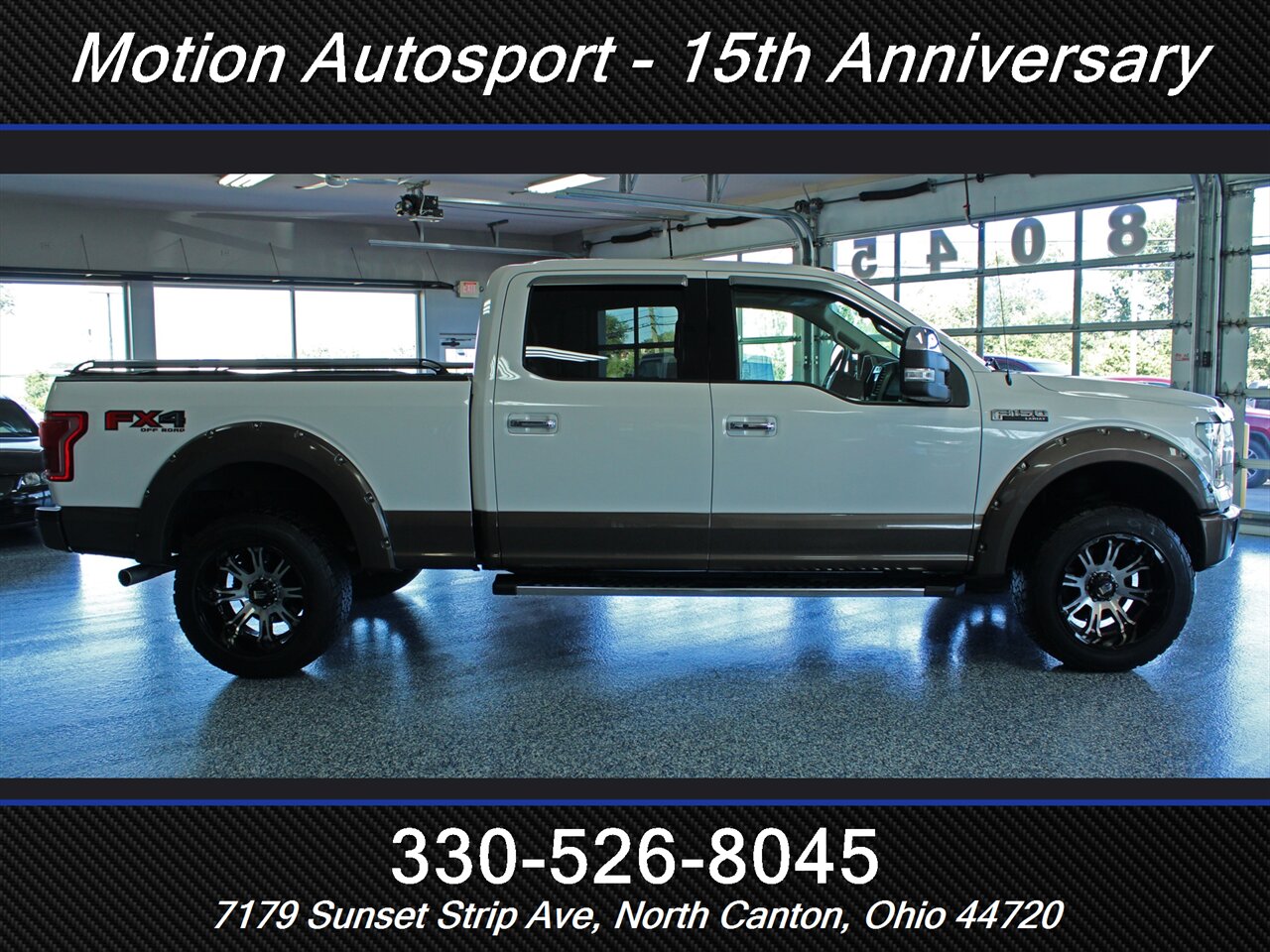 2016 Ford F-150 Lariat Moon Roof Navigation 4X4 - Photo 7 - North Canton, OH 44720