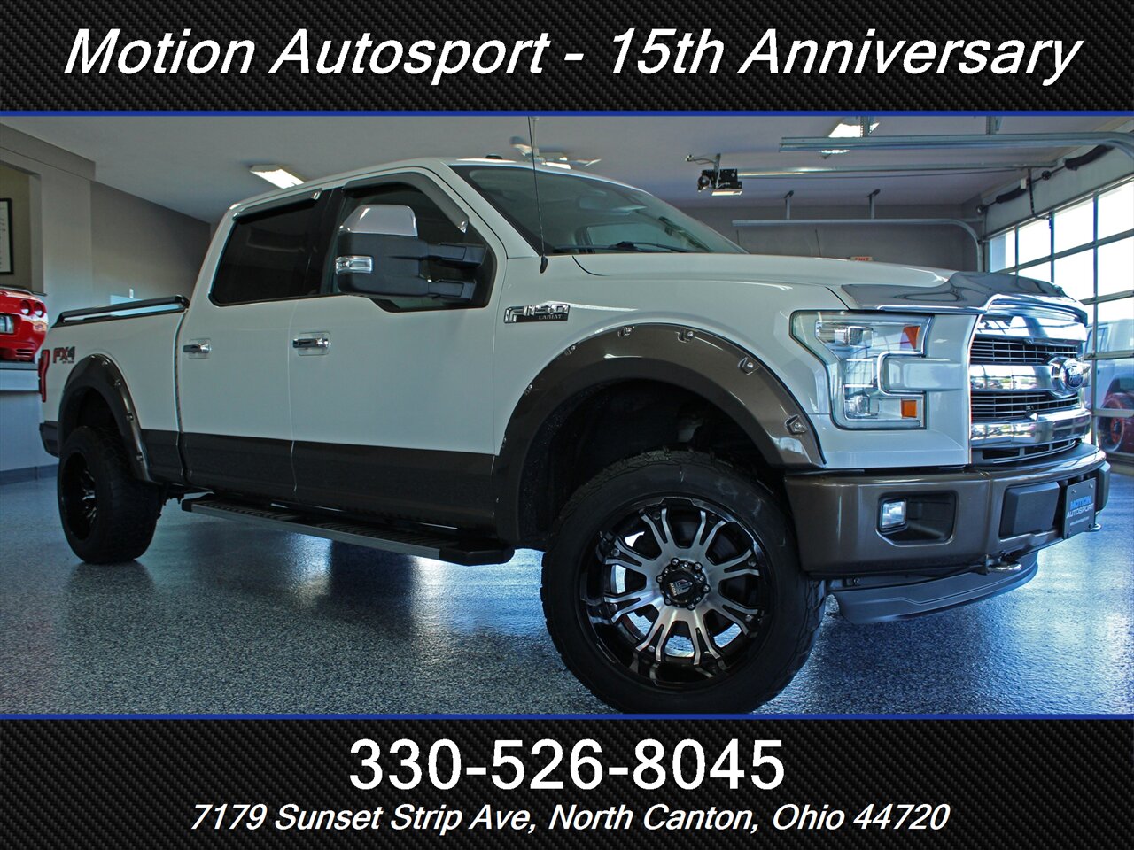2016 Ford F-150 Lariat Moon Roof Navigation 4X4 - Photo 2 - North Canton, OH 44720