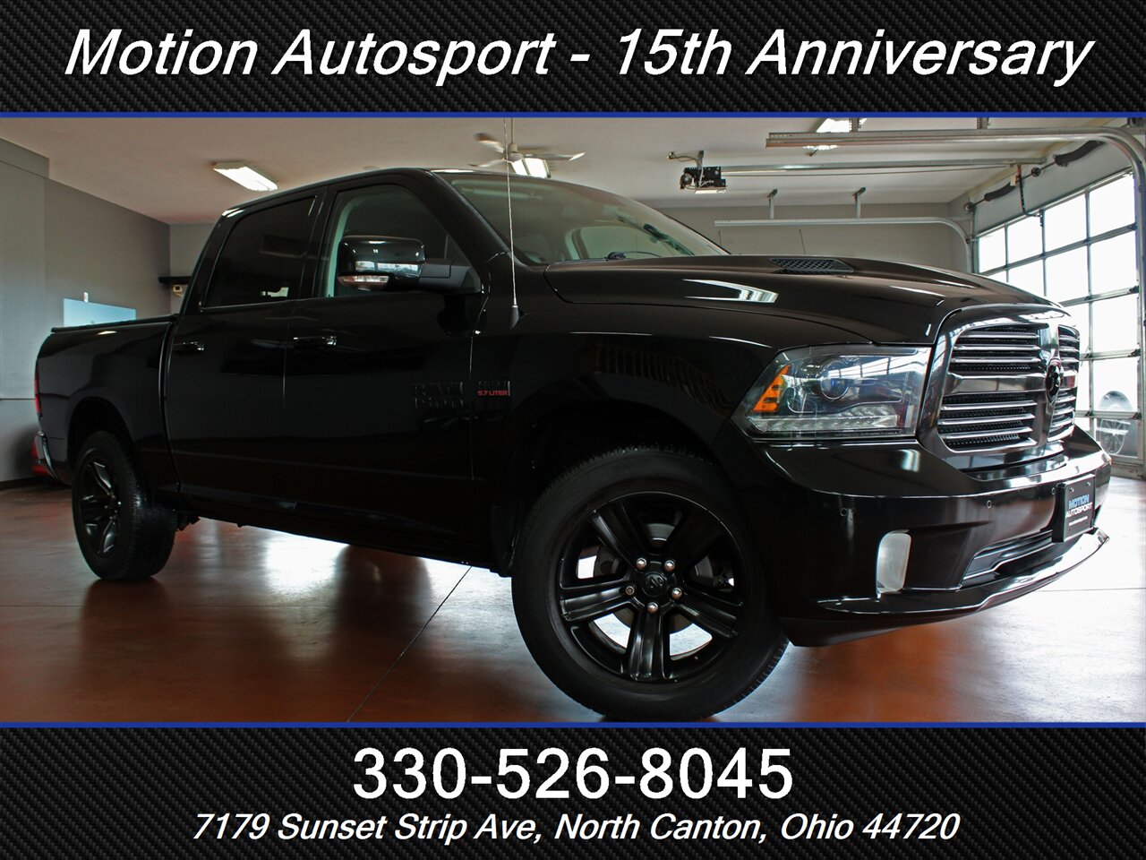 2015 RAM 1500 Sport Black Top Edition 4X4 - Photo 2 - North Canton, OH 44720