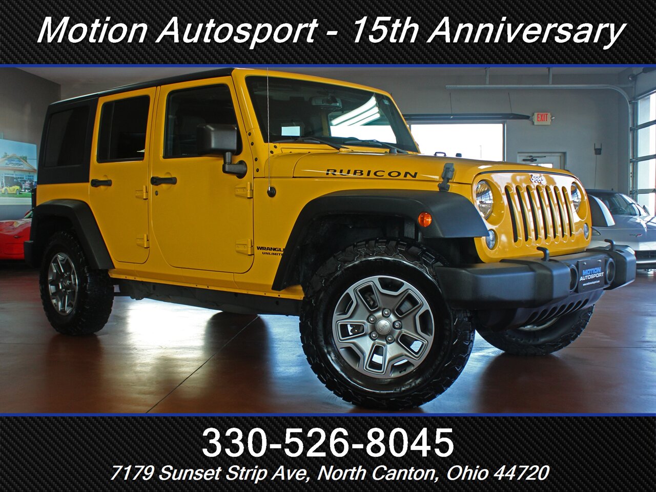2015 Jeep Wrangler Unlimited Rubicon Hard Top 4X4 - Photo 2 - North Canton, OH 44720