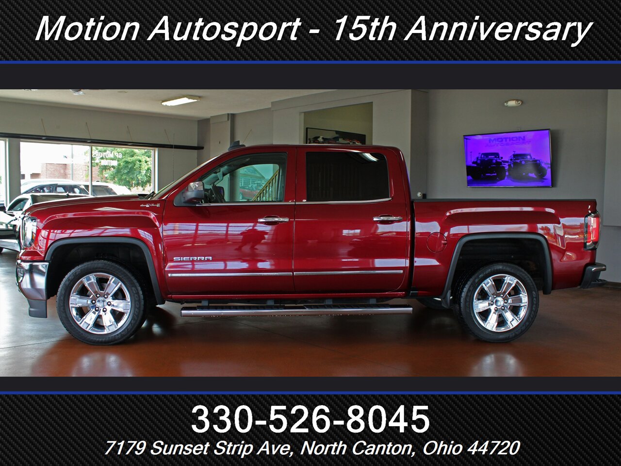 2017 GMC Sierra 1500 SLT  Moon Roof Navigation 4X4 - Photo 7 - North Canton, OH 44720