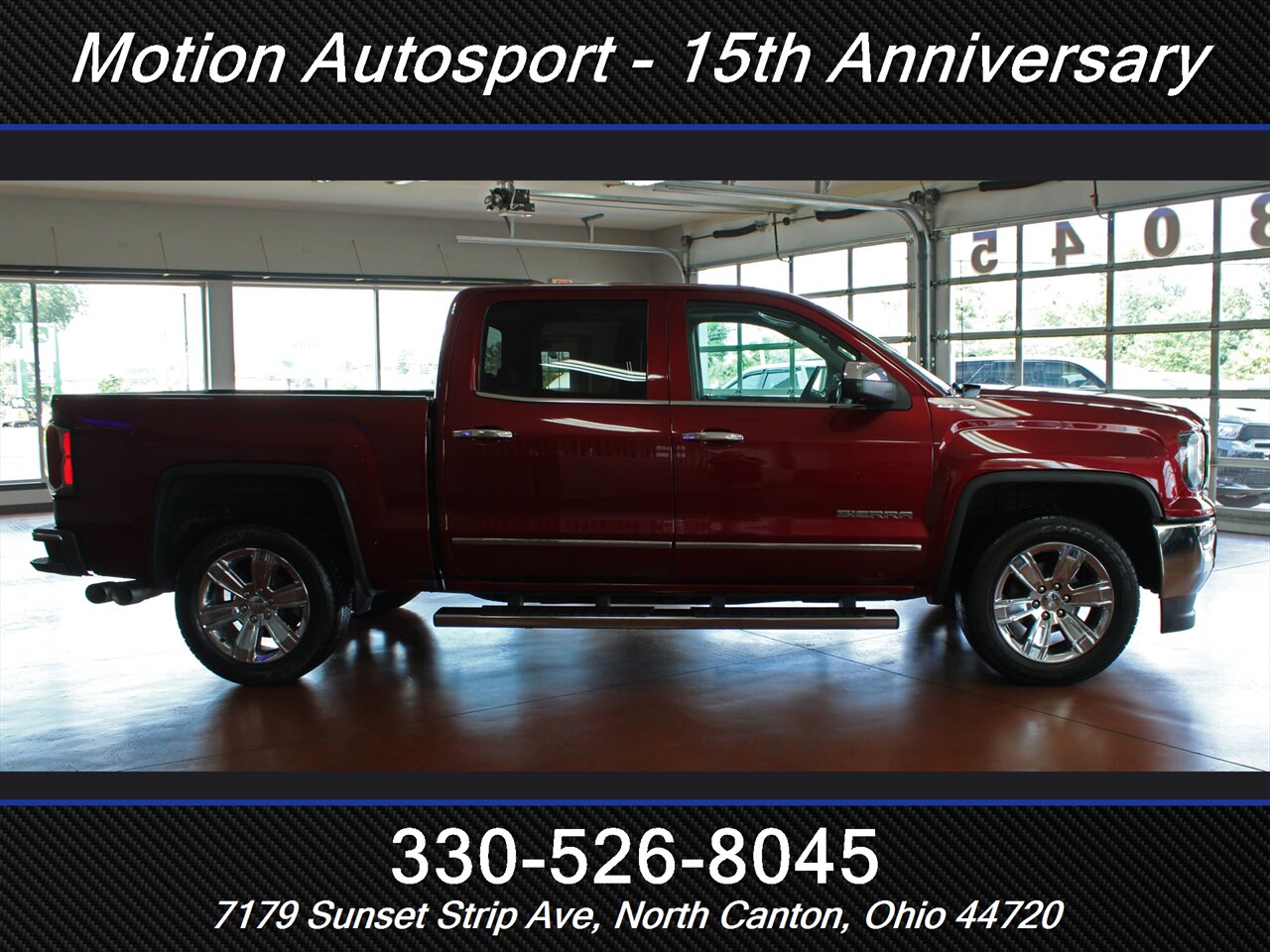 2017 GMC Sierra 1500 SLT  Moon Roof Navigation 4X4 - Photo 12 - North Canton, OH 44720