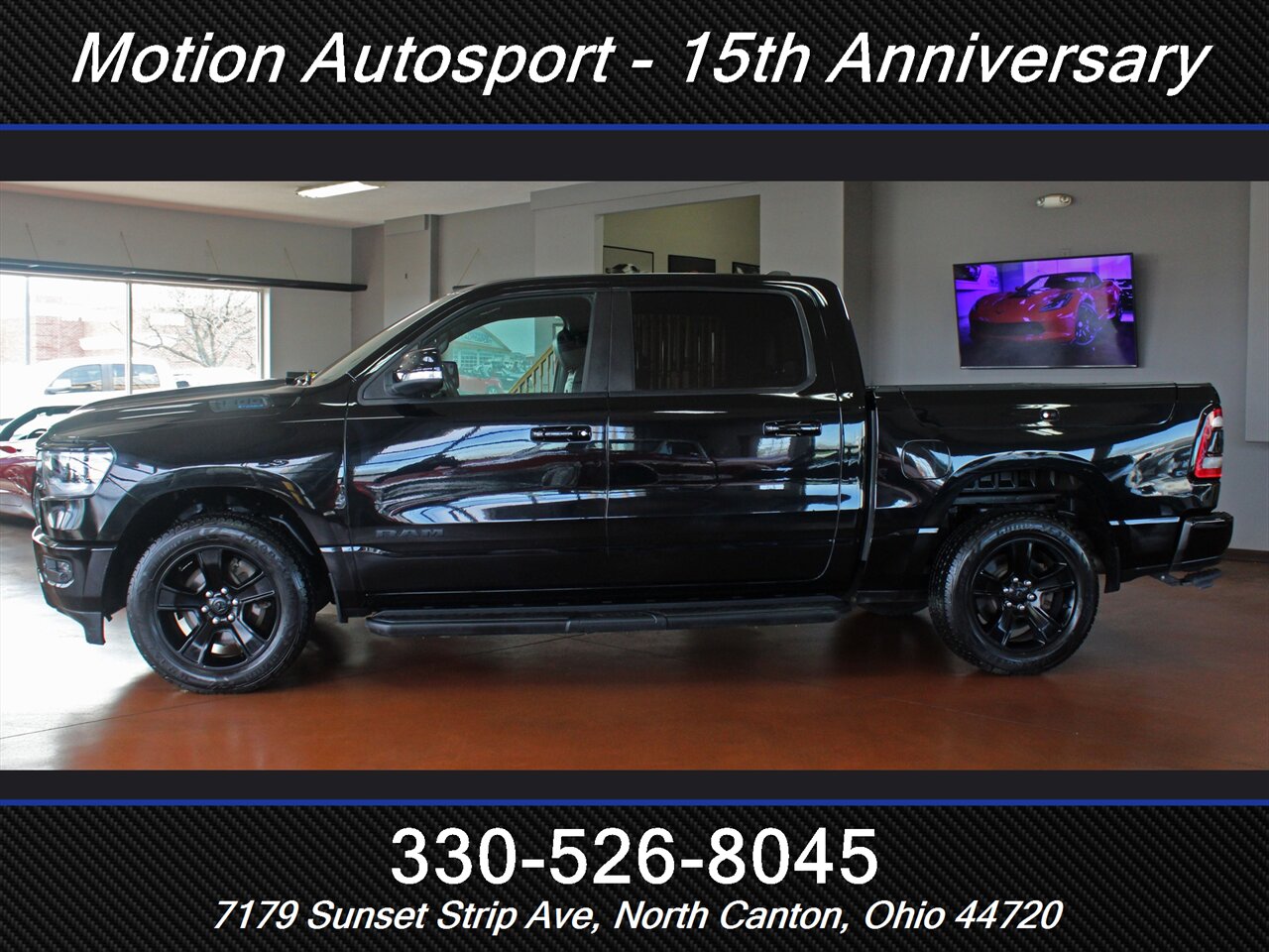 2021 RAM 1500 Big Horn Black Top Edition  Panoramic Roof Ram Box 4X4 - Photo 7 - North Canton, OH 44720