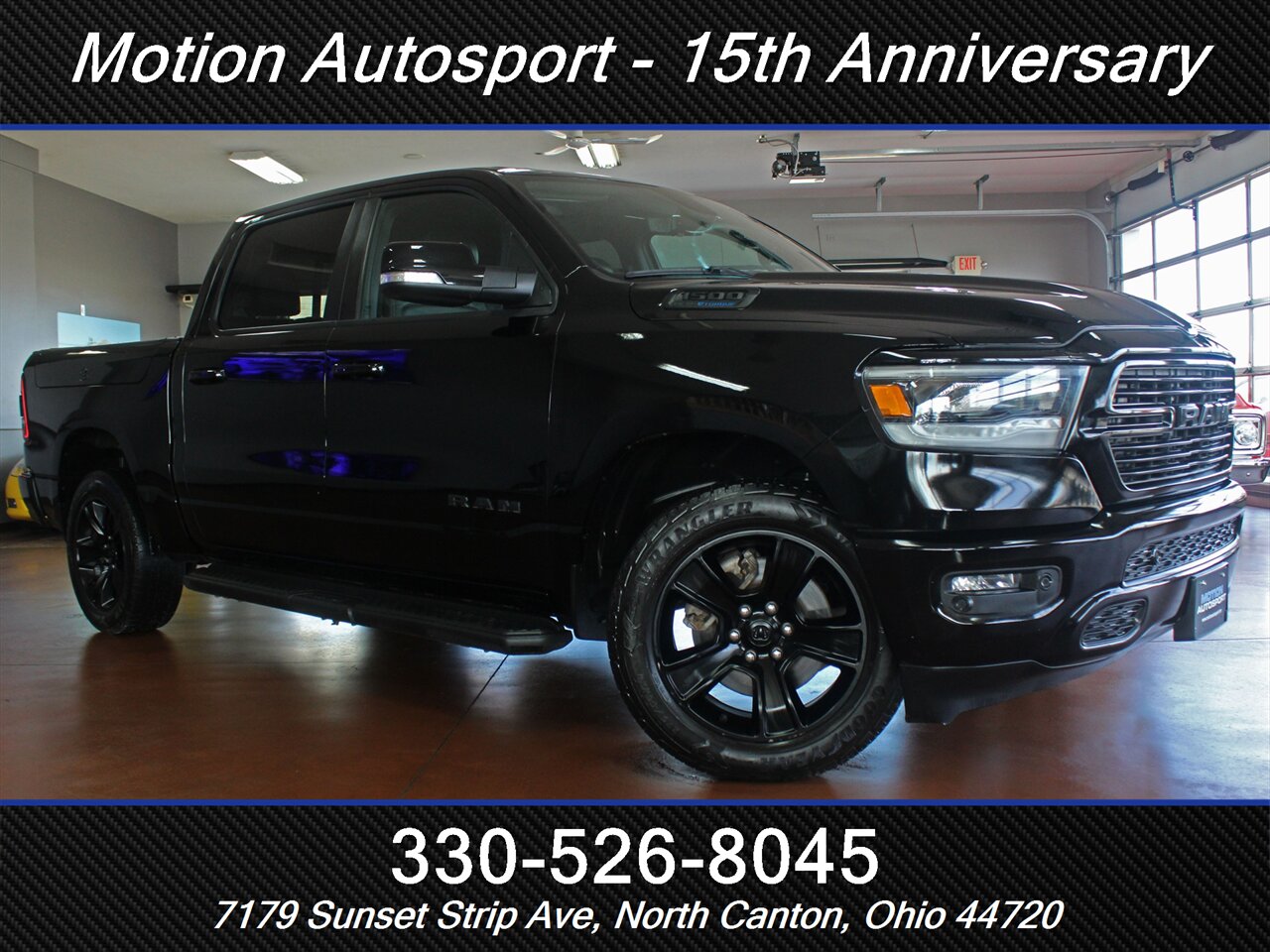 2021 RAM 1500 Big Horn Black Top Edition  Panoramic Roof Ram Box 4X4 - Photo 2 - North Canton, OH 44720