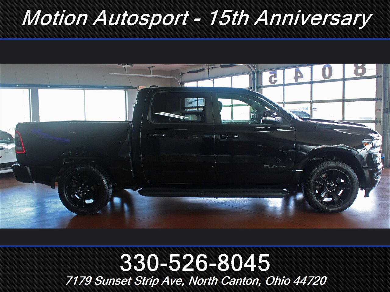 2021 RAM 1500 Big Horn Black Top Edition  Panoramic Roof Ram Box 4X4 - Photo 13 - North Canton, OH 44720