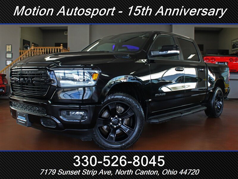 2021 RAM 1500 Big Horn Black Top Edition  Panoramic Roof Ram Box 4X4