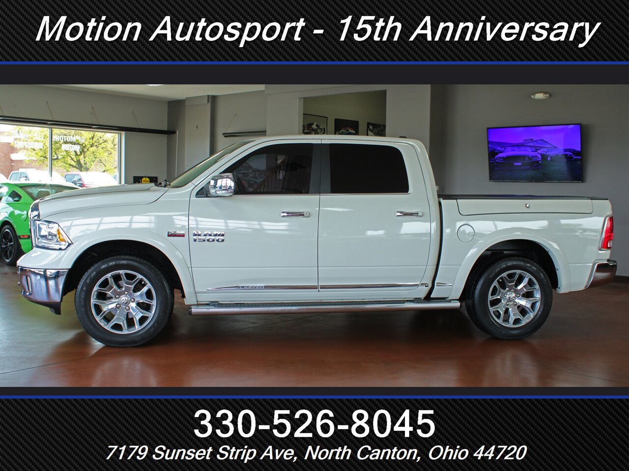 2017 RAM 1500 Laramie Limited  Moon Roof Navigation Ram Box 4X4 - Photo 7 - North Canton, OH 44720
