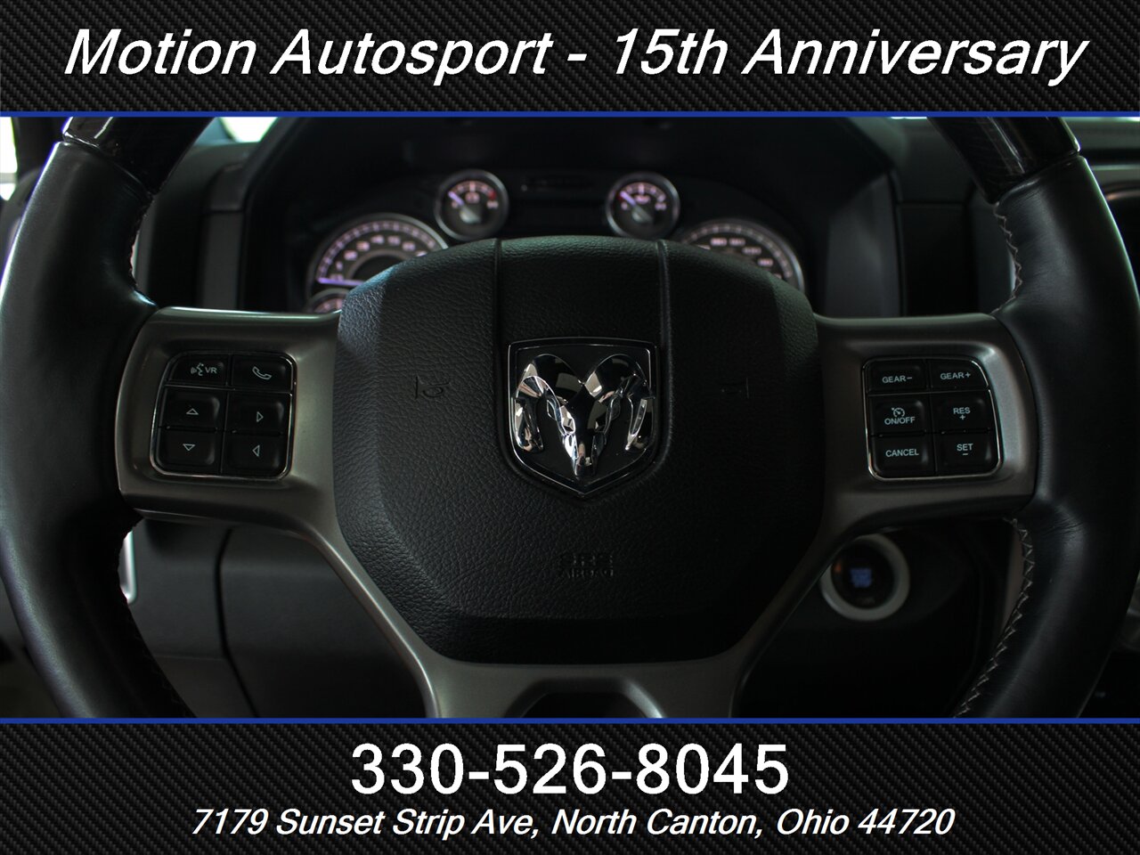 2017 RAM 1500 Laramie Limited  Moon Roof Navigation Ram Box 4X4 - Photo 19 - North Canton, OH 44720
