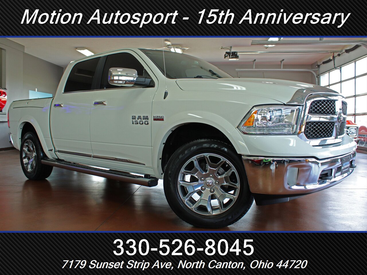 2017 RAM 1500 Laramie Limited  Moon Roof Navigation Ram Box 4X4 - Photo 2 - North Canton, OH 44720
