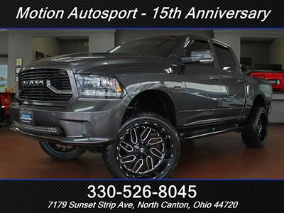 2018 RAM 1500 Sport Night Edition  Moon Roof Navigation Custom Lift 4X4 Truck