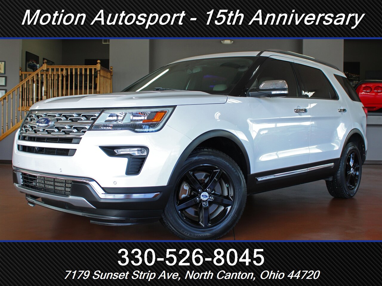 2018 Ford Explorer Limited  Moon Roof Navigation AWD - Photo 1 - North Canton, OH 44720