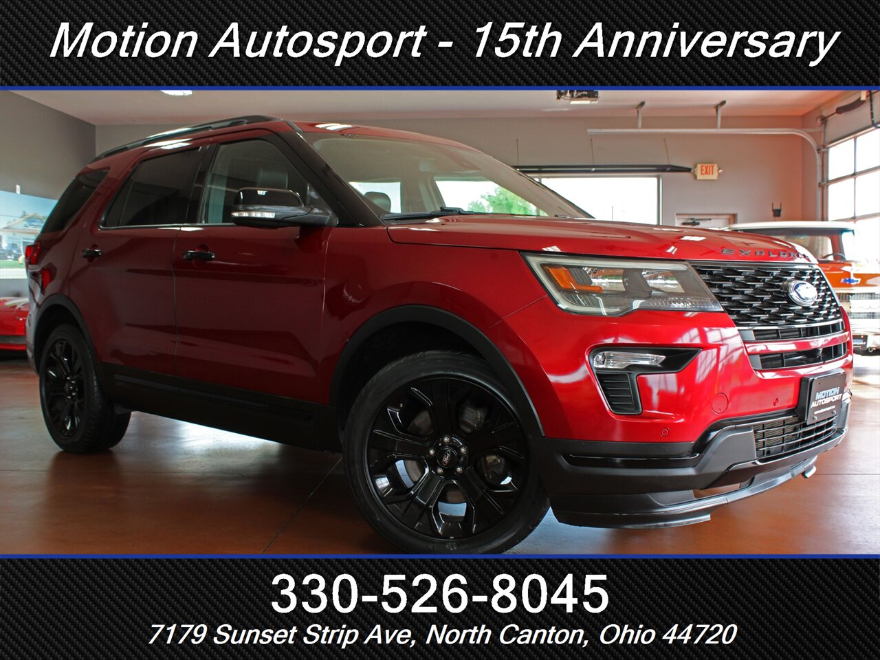 2019 Ford Explorer Sport  Moon Roof Navigation AWD - Photo 2 - North Canton, OH 44720