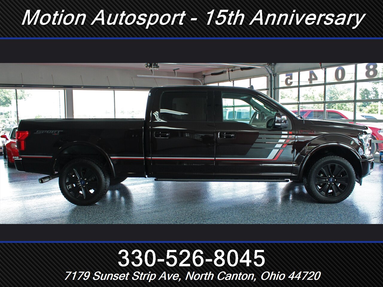 2019 Ford F-150 Lariat Sport Special Edition Black Package FX4 Panoramic Roof 4X4 - Photo 8 - North Canton, OH 44720