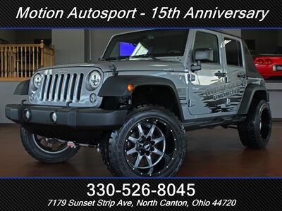 2017 Jeep Wrangler Unlimited Sport  Custom Lift Slant Back 4X4 SUV