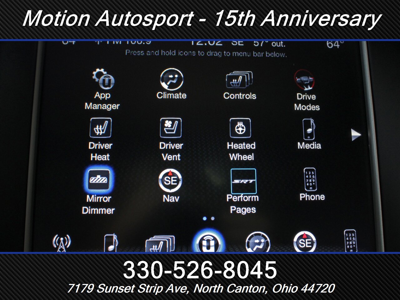 2016 Jeep Grand Cherokee SRT  Moon Roof Navigation 4X4 - Photo 29 - North Canton, OH 44720