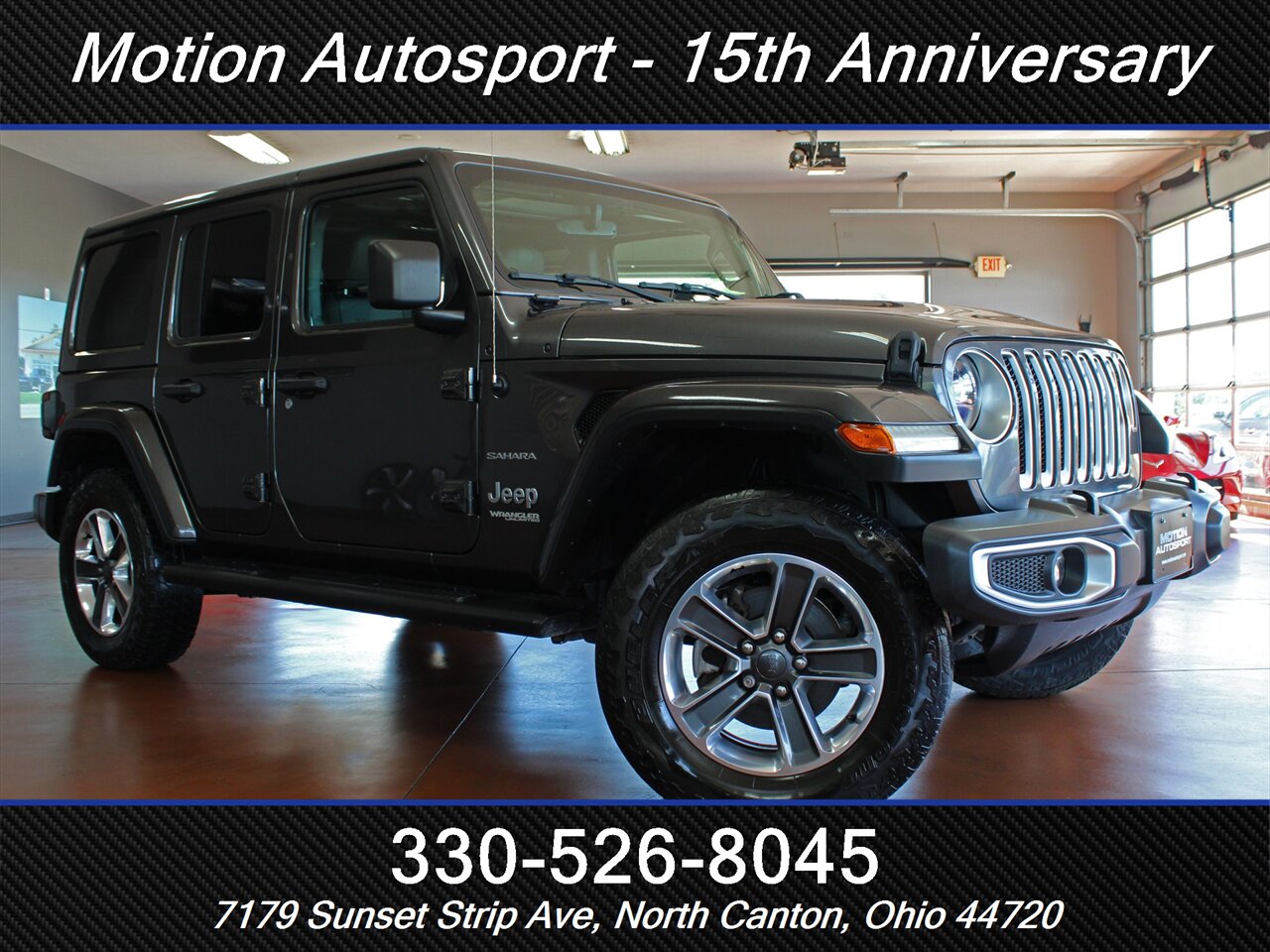 2021 Jeep Wrangler Unlimited Sahara Leather Navigation Hard Top 4X4 - Photo 2 - North Canton, OH 44720