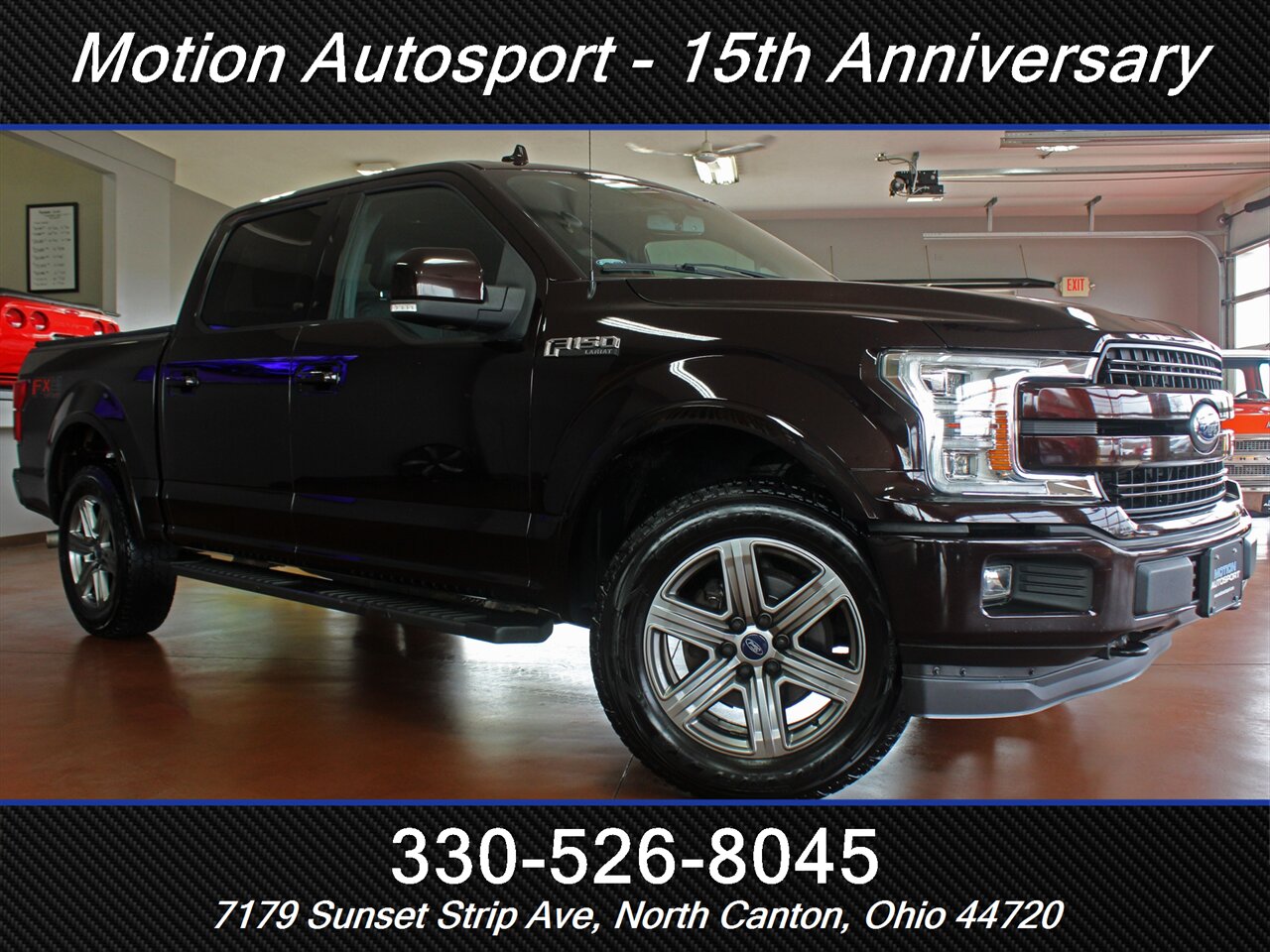 2018 Ford F-150 Lariat Sport  Panoramic Roof FX4 4X4 - Photo 2 - North Canton, OH 44720