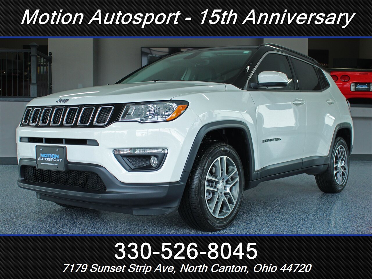 2018 Jeep Compass Latitude Panoramic Roof 4X4   - Photo 1 - North Canton, OH 44720