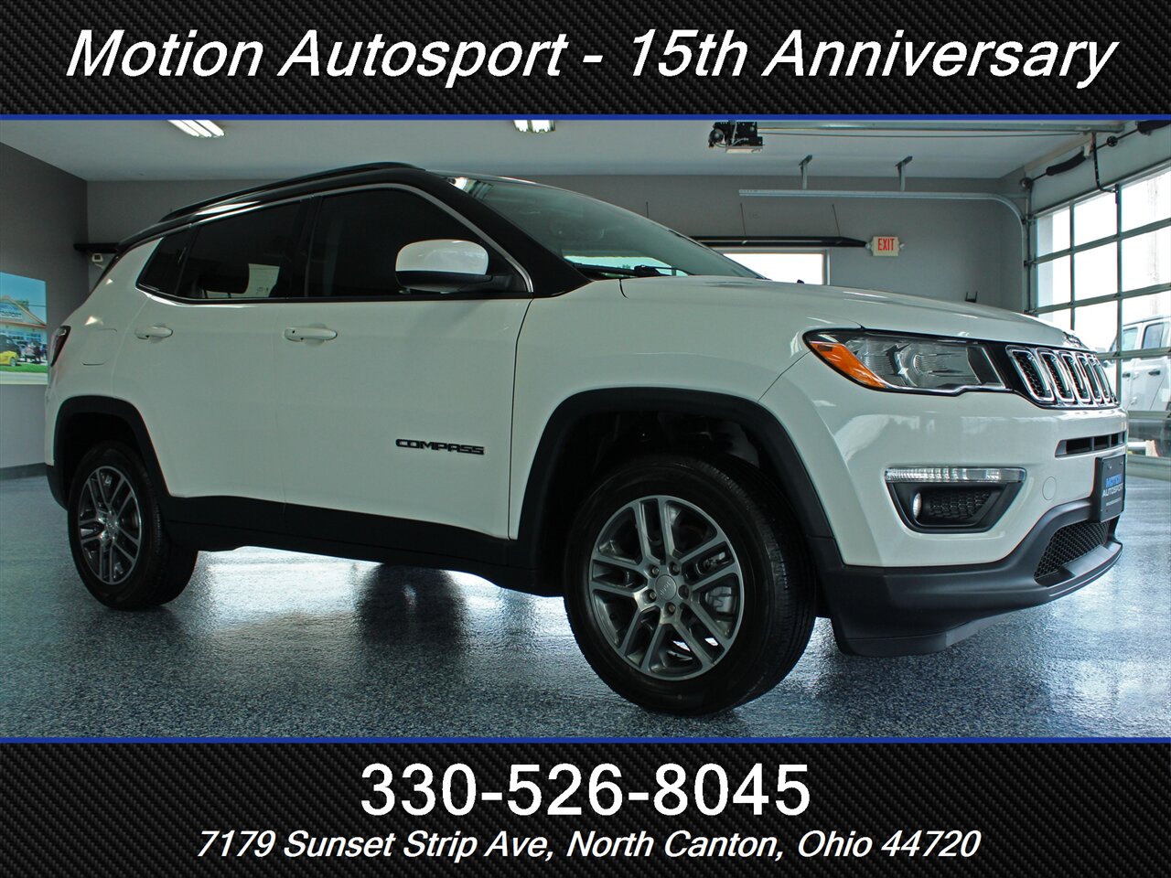 2018 Jeep Compass Latitude Panoramic Roof 4X4 - Photo 2 - North Canton, OH 44720