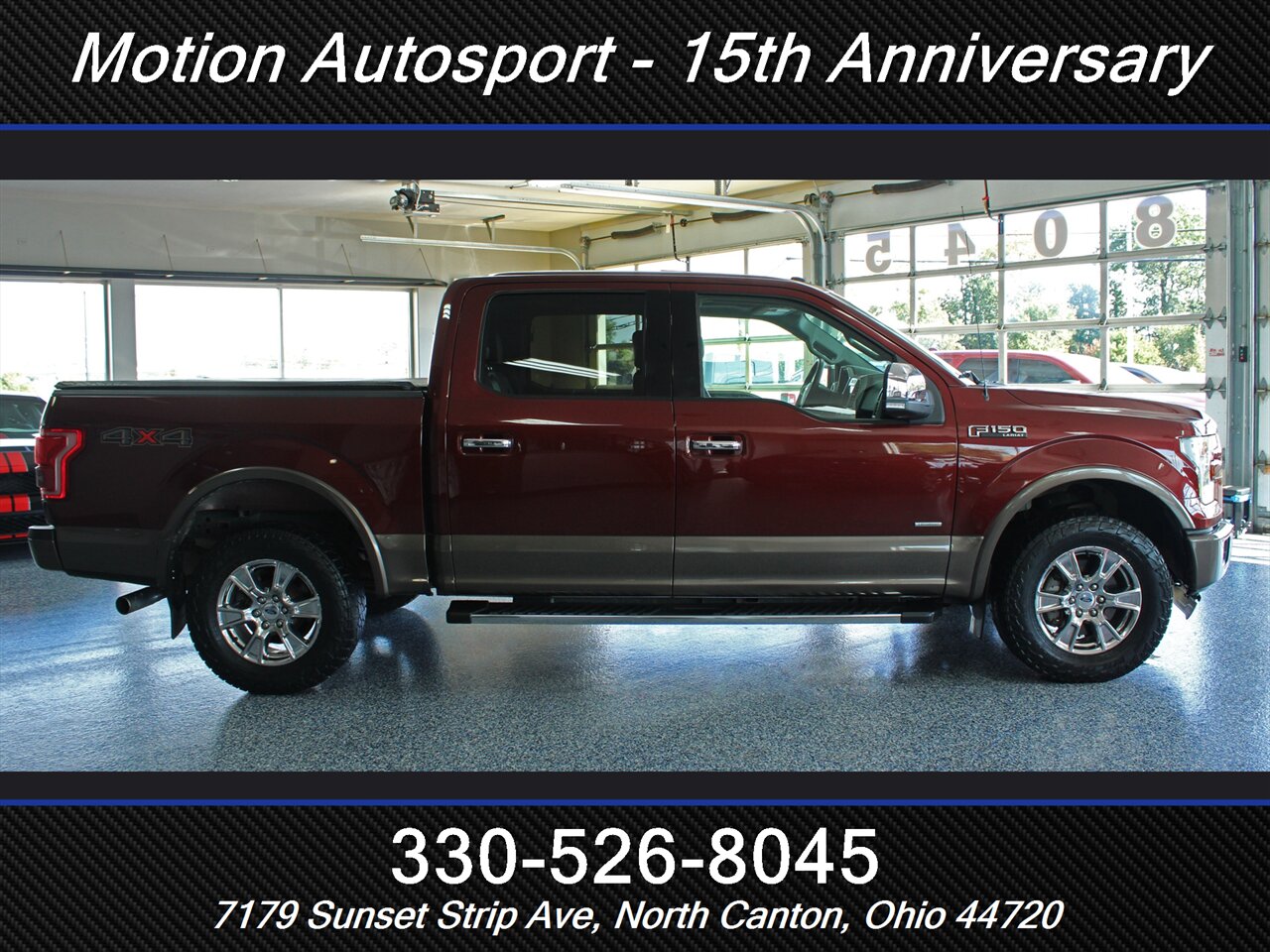 2016 Ford F-150 Lariat  Panoramic Roof 4X4 - Photo 8 - North Canton, OH 44720