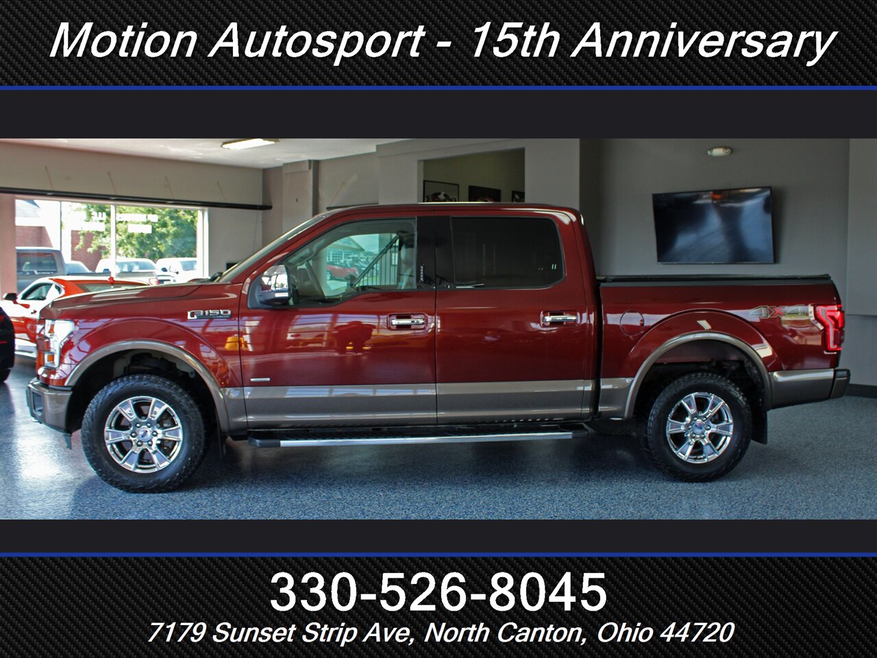 2016 Ford F-150 Lariat  Panoramic Roof 4X4 - Photo 5 - North Canton, OH 44720